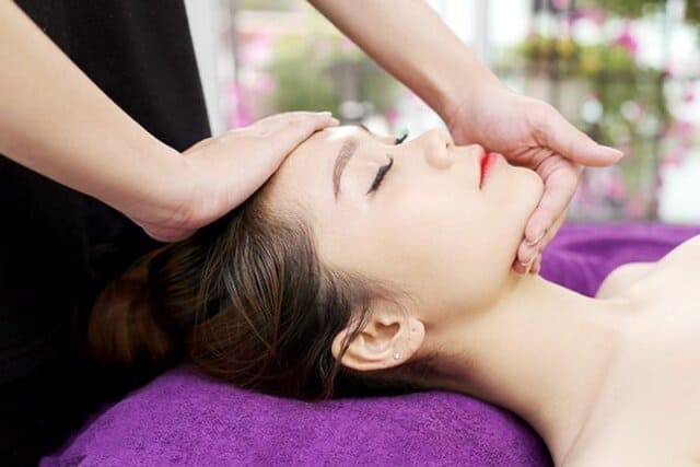 Perform massage techniques by applying light pressure