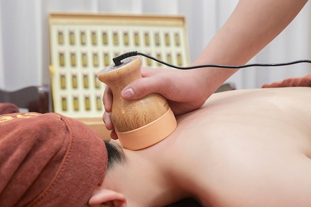 Effect of enhancing blood circulation of neck and shoulder massage