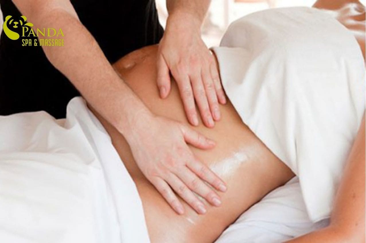 Massage bầu tập trung vùng bụng