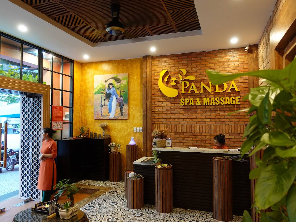 Hình ảnh massage ở Panda Spa.