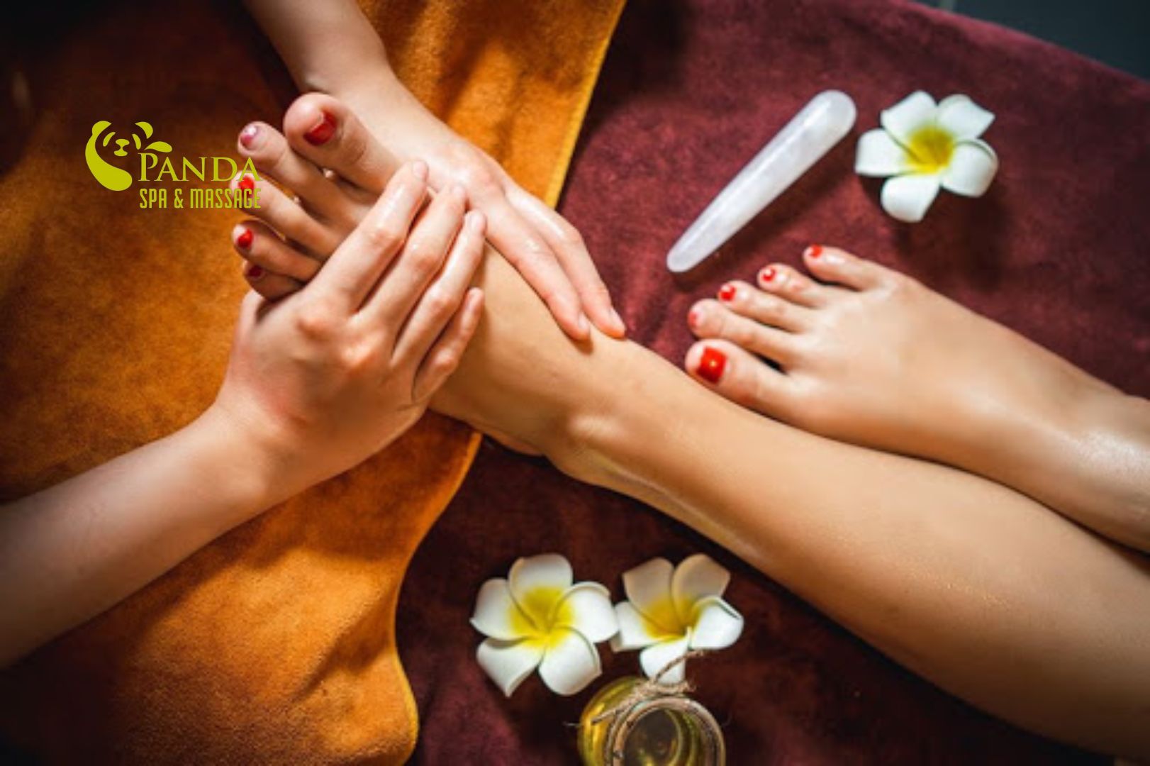 Việc massage chân là cần thiết sau khi luyện tập