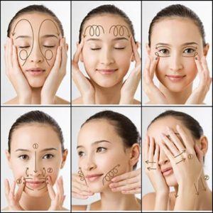 Instructions 6 steps facial massage properly