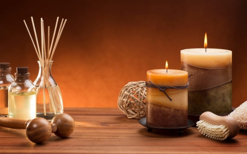 full-body massage session