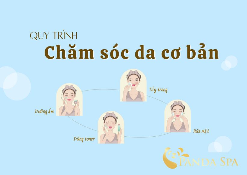 Các bước chăm sóc da cơ bản