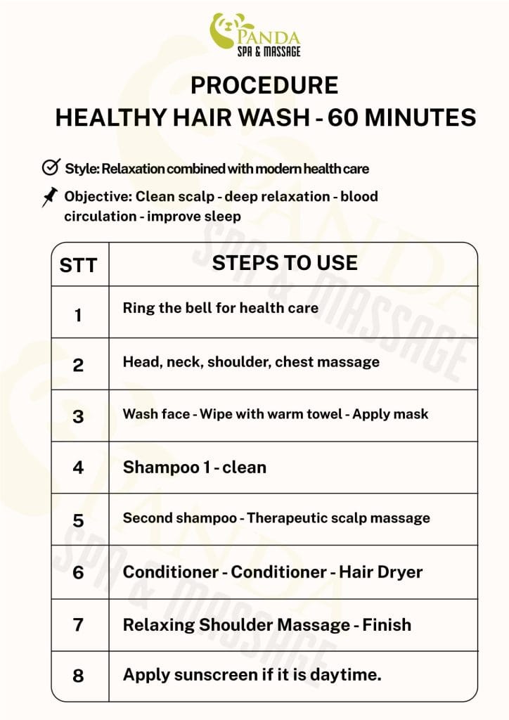 60-Minute Hair Wash