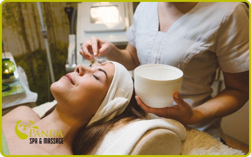 Toner, serum and moisturizer application