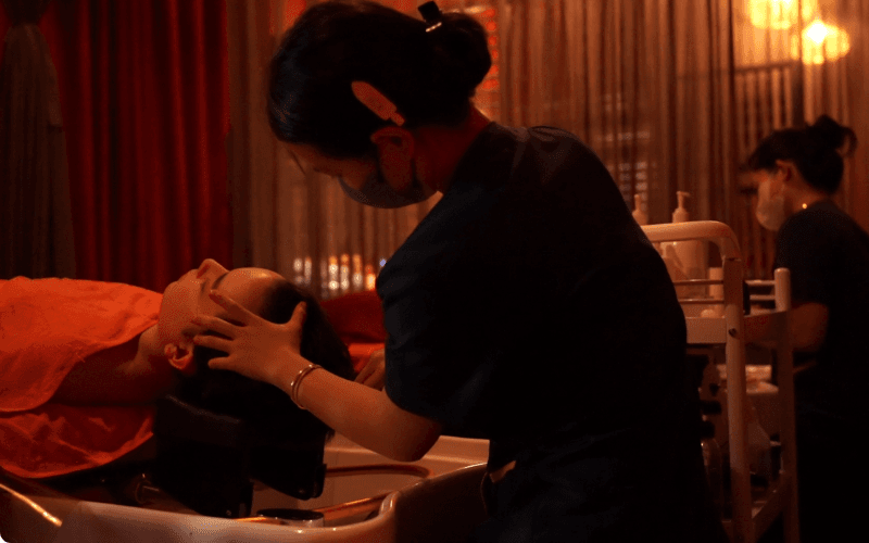 Chăm sóc da mặt spa 