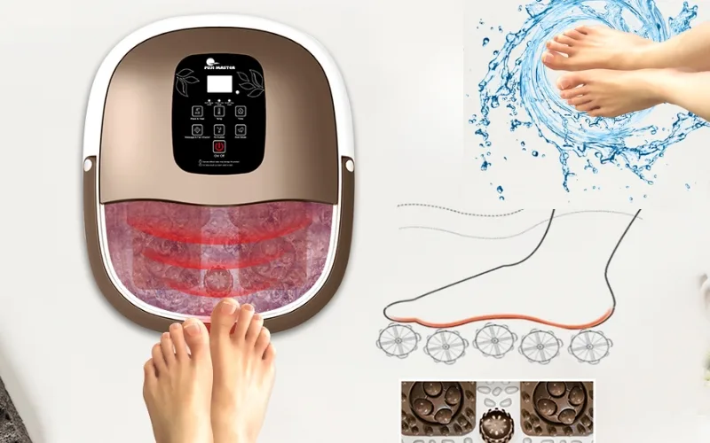 KAIMEIDI FU202 Foot Massage Machine with Herbal Soaking and Acupressure