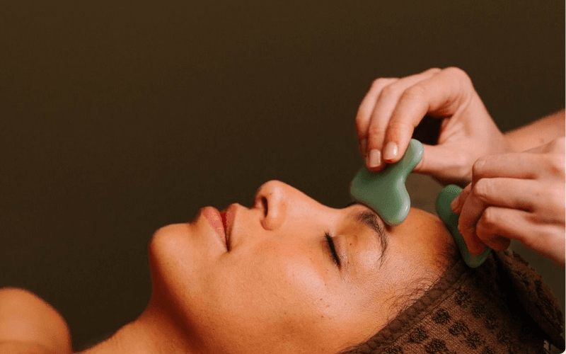 bấm huyệt mặt