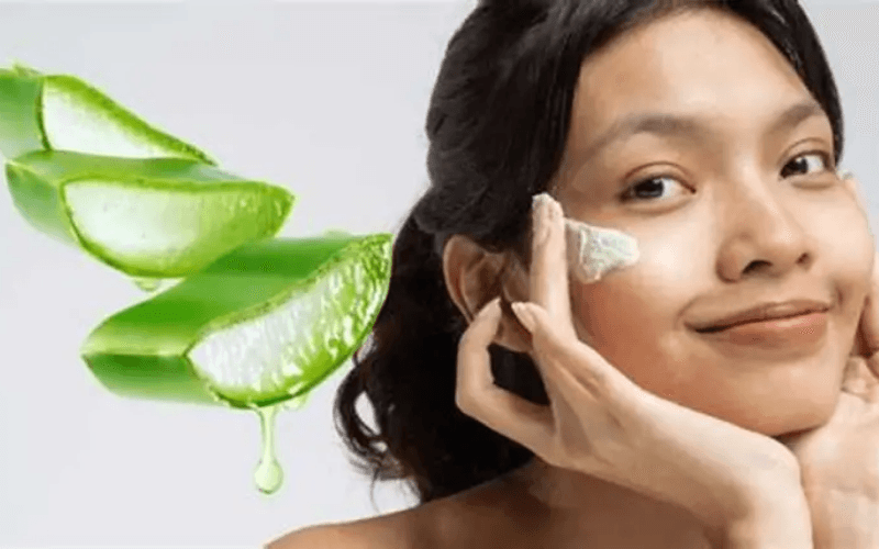 chăm sóc da mặt bằng nha đam
