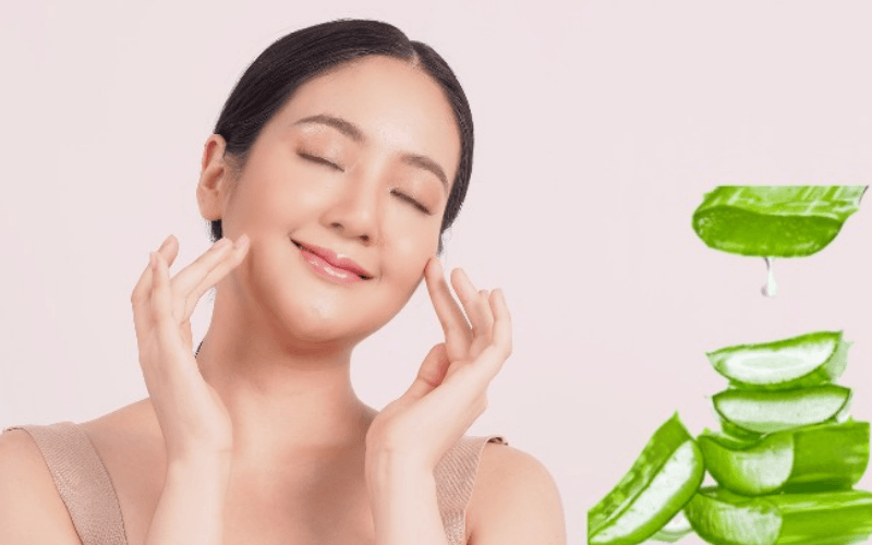 chăm sóc da mặt bằng nha đam
