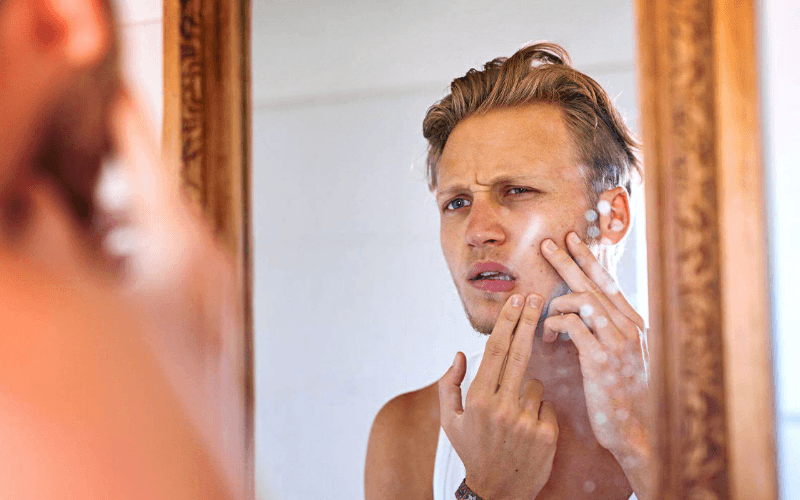 Men's facial care