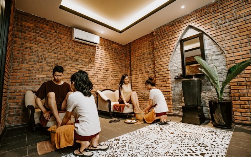 massage chân