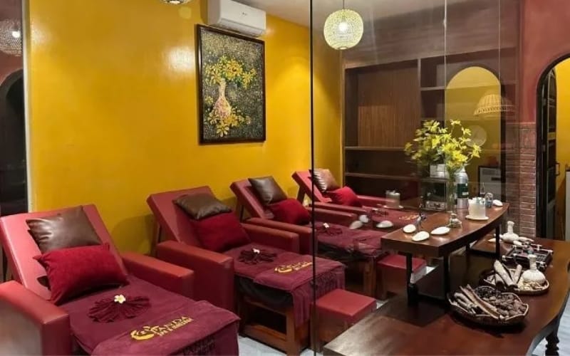 ảnh phòng massage chân 