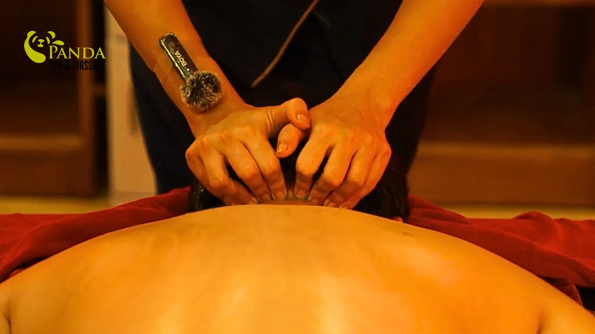 アロママッサージの手順