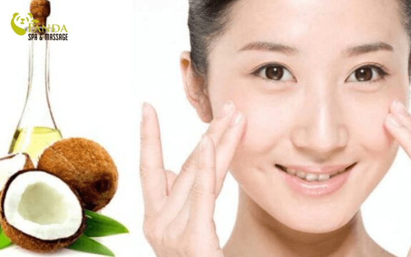 dầu dừa massage body