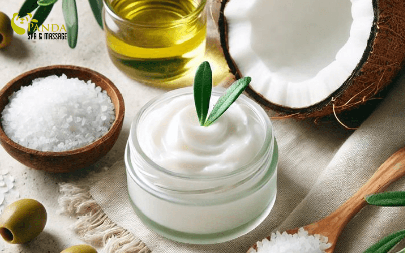 dầu dừa massage body