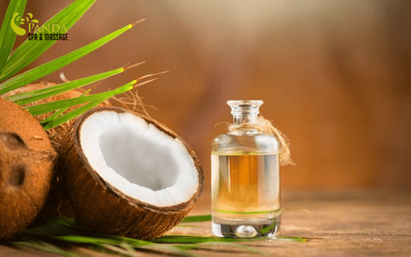 dầu dừa massage body