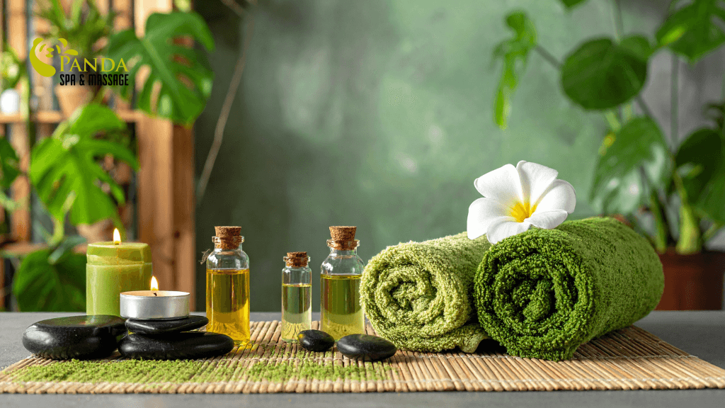 Massage body bằng tinh dầu