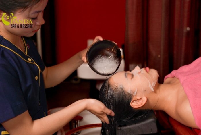 다낭 허브 양생 헤드 워시 휴식 스파
