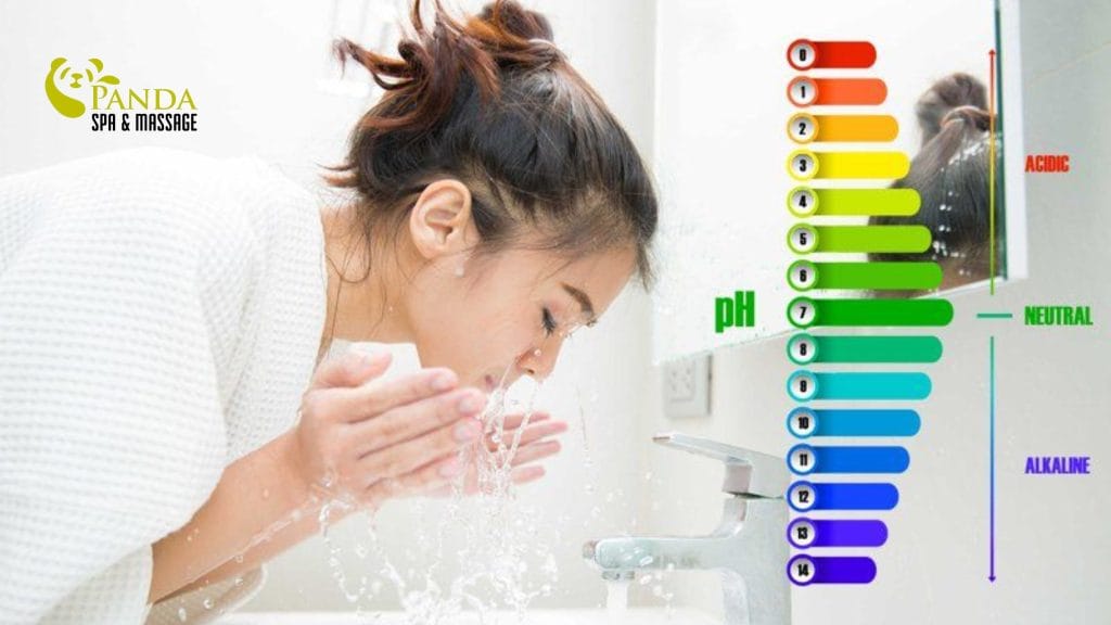 pH level of facial cleanser