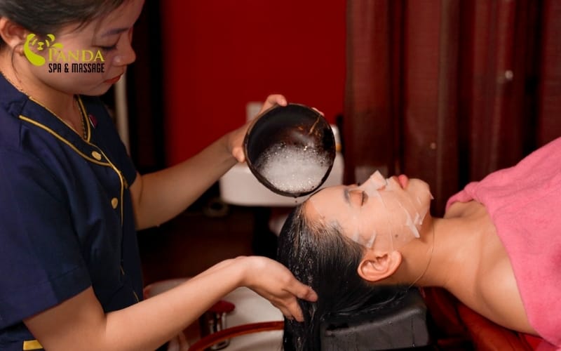 massage gội đầu
